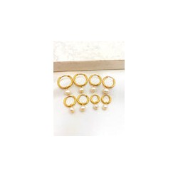 Huggie Perla Clip Acero