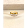 Anillo Aros Bicolor Acero