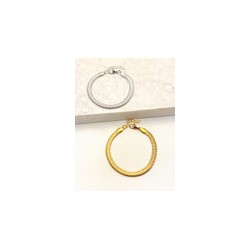 Pulsera Snake Ancha Acero