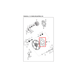 DISCO FRENO DELANTERO PULSAR 180UG/PULSAR 200/PULSAR 220