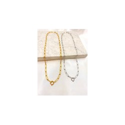 Cadena Eslabon Grabado 2 Acero