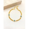 Pulsera Cadena 3 Ojitos