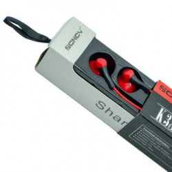 Audífonos manos libres alámbricos con entrada auxiliar, variedad de colores y diseños / scncy k30