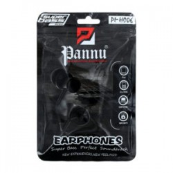 Audífonos pannu super bass con entrada auxiliar 3.5mm, variedad de colores / p1h-006