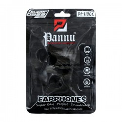 Audífonos pannu super bass con entrada auxiliar 3.5mm, variedad de colores / p1h-006
