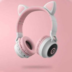 Auriculares De Diadema Con Orejas De Gato Bluetooth