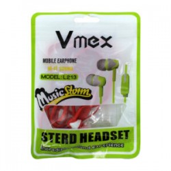 Audífonos alámbricos vmex con micrófono y entrada 3.5mm l213