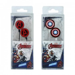 Audífonos alámbricos con diseño de avengers, variedad de diseños / h-ab41 / h-ab47