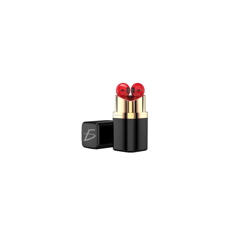 Audífonos inalámbricos bluetooth 5.2 con sensor táctil y estuche en forma de labial, variedad de colores / ear.bt.x99