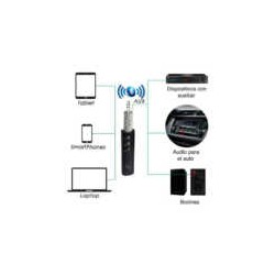 Receptor recargable bluetooth con entrada auxiliar 3.5mm, variedad de colores / bt.06