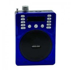 Megáfono radio buytiti con ranuras para sd y usb, variedad de colores / wks-558