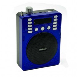 Megáfono radio buytiti con ranuras para sd y usb, variedad de colores / wks-558