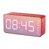 Reloj bocina bluetooth ele-gate con pantalla digital y función de radio fm, variedad de colores / bc.a19