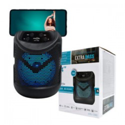 Bocina bluetooth greatnice de 4 pulgadas con luz led y ranuras para sd y usb / gts-1390