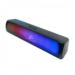 Barra de sonido bluetooth 45hz-16khz con luz rgb para pc, android, tv y teatro en casa / bc.q4