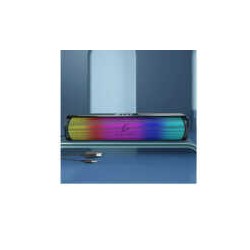 Barra de sonido bluetooth 45hz-16khz con luz rgb para pc, android, tv y teatro en casa / bc.q4
