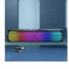 Barra de sonido bluetooth 45hz-16khz con luz rgb para pc, android, tv y teatro en casa / bc.q4