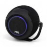 Bocina bluetooth fol de 3 pulgadas con radio fm, luz y ranuras para usb y micro sd / c25