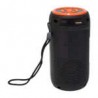 Bocina portátil bluetooth buytiti de forma cilíndrica con luces rgb y correa de mano / gts-1731