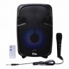 Bocina bluetooth fol portátil con luz led y micrófono fm/usb/tf 6.5 fs-l167