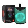 Mini bocina cilíndrica portátil bluetooth con luz led rgb, variedad de colores / mini-113