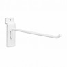 Gancho de 20cm en color blanco o cromado para panel ranurado / tgc15 / gan20cm / h1313