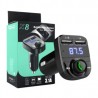 Receptor mp3 bluetooth con pantalla digital y 2 puertos usb para carga / x8