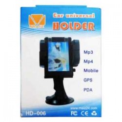 Soporte universal de auto para mp3, mp4, móvil, gps y pda / car universal holder hd-006