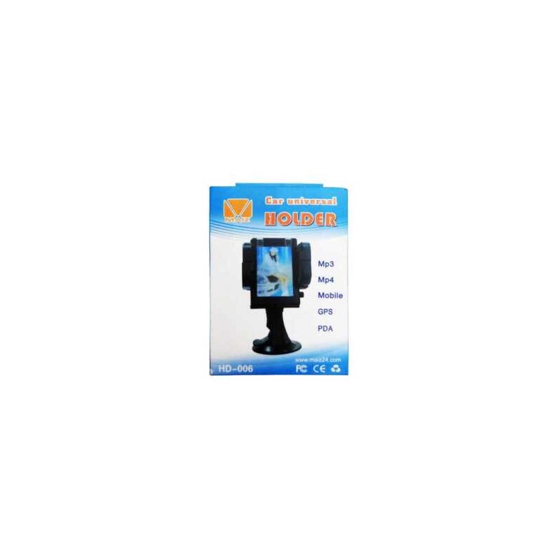 Soporte universal de auto para mp3, mp4, móvil, gps y pda / car universal holder hd-006