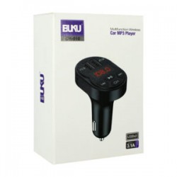 Transmisor fm y reproductor mp3 con pantalla digital y dos puertos usb ch-010