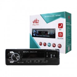 Autoestéreo / estéreo con 2 puertos usb, tf, reloj, mp3 / hl-at387