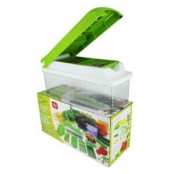 Cortador rallador picador manual 3 en 1 de verduras o frutas con capacidad para 1500ml / 10614 / sp-755 / zy-818 / hl-qcq195