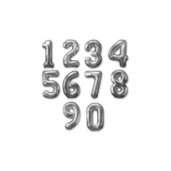 1pza Globo metálico de 16 pulgadas en forma de número, variedad de colores / zy-f1 / bt-qq-33 / zy-f4