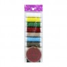 Juego con 10 rollos de hilo y 10 agujas, variedad de colores / b-13795