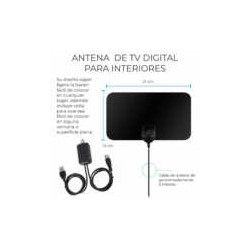 Antena de tv digital hd 1080p portátil para interiores jdh.05