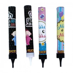 Vela de humo para fiesta de revelación, variedad de diseños / x-5