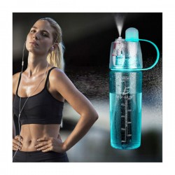 Botella para agua, con spray pulverizador / hog.16