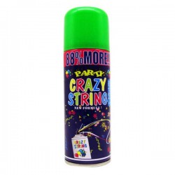 1pza Lata de serpentina de colores para fiesta con 250ml / crazy string / hw-039 / bt-601