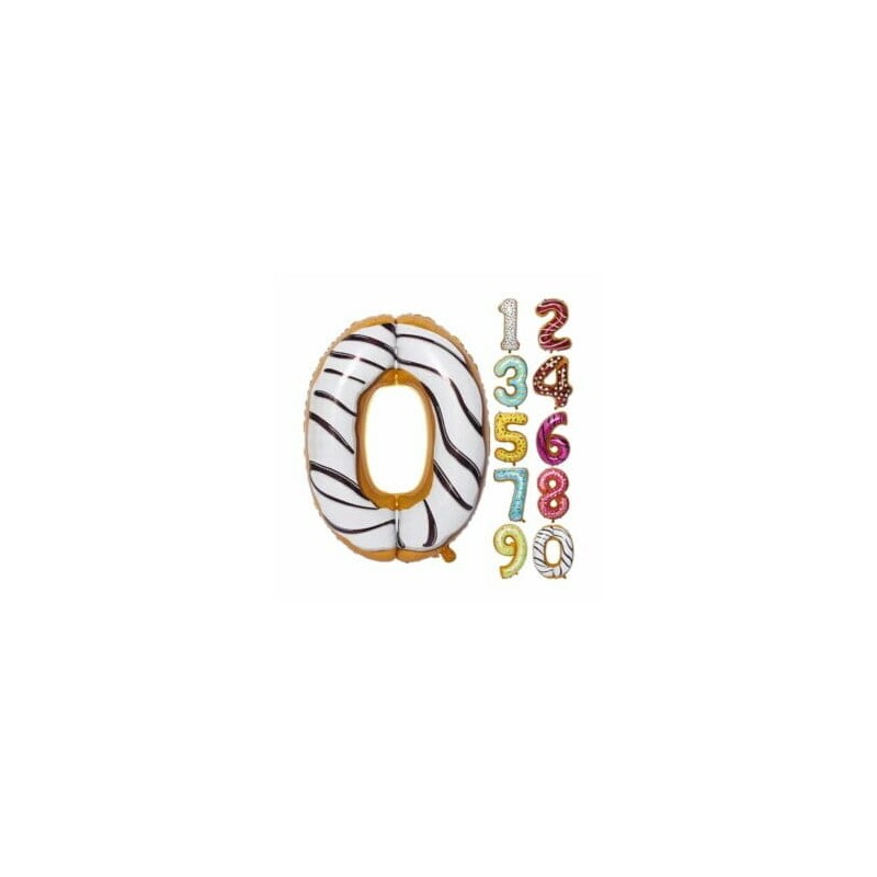 1pza Globo numérico de galleta hw-315 / GRANILLO / PASTEL / CHISPAS / DONA / GRANULILLO / PASTELILLO