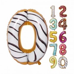 1pza Globo numérico de galleta hw-315 / GRANILLO / PASTEL / CHISPAS / DONA / GRANULILLO / PASTELILLO