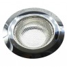 1pza Filtro colador metálico redondo para lavabo 11.5cm / ysj-5001
