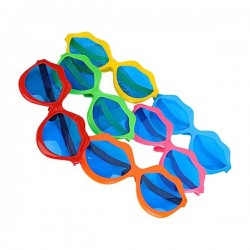 1pza Lentes grandes para fiesta, variedad de formas y colores / k-33a / yj-375 / yj-377