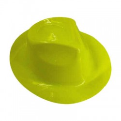 1pza Sombrero liso tipo vaquero de plástico para fiesta, variedad de colores / sbr-182