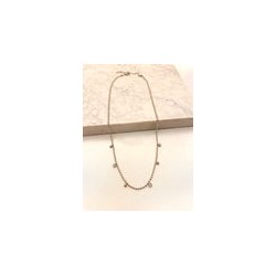 Cadena Tres Cristales Acero