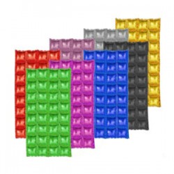 1pza Cortina metálica inflable para fiestas 1.4mt, variedad de colores / af0298