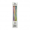 Paquete con 6 velas largas, variedad de colores / gh143-224ad/rainbow candle