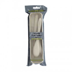 Set de cubiertos de plástico con estuche, variedad de colores / ya-mg303 / ro-mg303