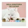 Juguete giratorio con catnip para mascota, variedad de colores / mas.16