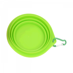 1pza Mini plato plegable para mascota 12cm, variedad de colores / jr1634