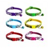 1pza Collar para mascota con diseño de camuflaje + cascabel, variedad de colores / fm-0001 / R719